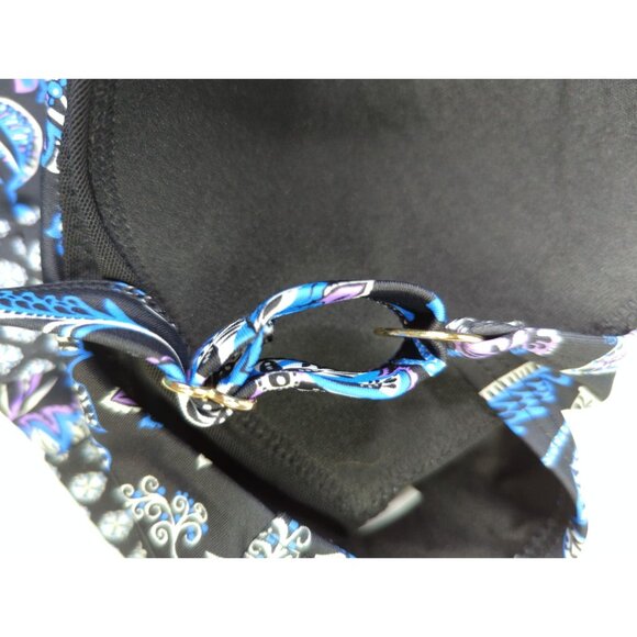 Swimsuits For All Womens Plus 20 Plunge One Piece Swimsuit Black Blue Swimwear - Picture 8 of 9